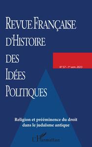 Picture of Religion et prééminence du droit dans le judaïsme antique