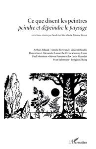 Picture of Ce que disent les peintres <i>peindre et dépeindre le paysage</i>