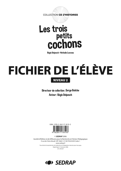 Image de TROIS PETITS COCHONS - FICHIER CP