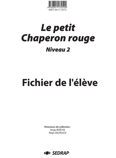 Image de PETIT CHAPERON ROUGE - FICHIER CP