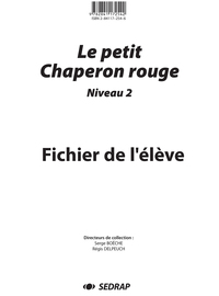 Image de PETIT CHAPERON ROUGE - FICHIER CP