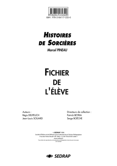 Image de HISTOIRES DE SORCIERES - FICHIER