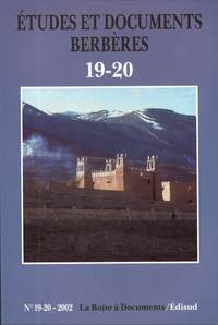 Image de Études et documents berbères N° 19 20