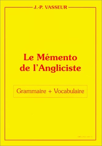 Picture of MEMENTO DE L'ANGLISISTE-GRAMMAIRE + VOCABULAIRE