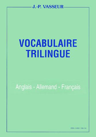 Image de VOC TRILINGUE ANG/ALL/FRA