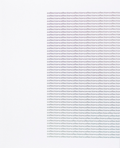 Image de Collection/Correction