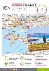 Picture of ATLAS ROUTIER TOURISTIQUE FRANCE 2016-2017 ATLAS FRANCE PRIX MINI