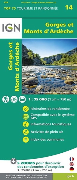 Image de TOP75014 GORGES ET MONTS D'ARDECHE
