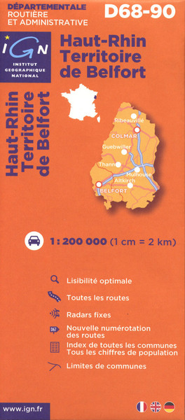 Picture of **D68 HAUT RHIN-TERRITOIRE BELFOR
