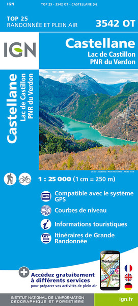 Image de 3542OT CASTELLANE LAC DE CASTILLON PNR DU VERDON