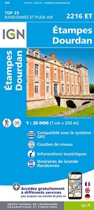 Image de 2216ET ETAMPES/DOURDAN RECTO