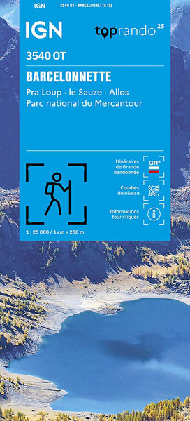 Image de 3540OT BARCELONNETTE PRA LOUP LA SAUZE ALLOS PN MERCANTOUR