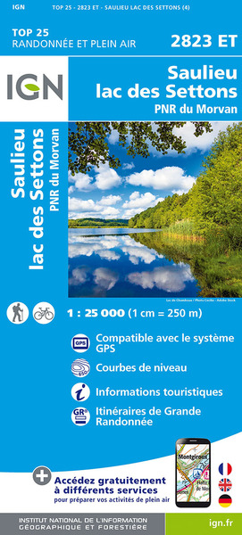 Image de 2823ET SAULIEU LAC DES SETTONS PNR DU MORVAN