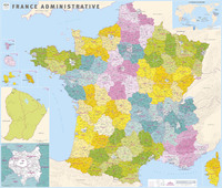 Picture of FRANCE ADMINISTRATIVE PLASTIFIEE NOUVELLES REGIONS