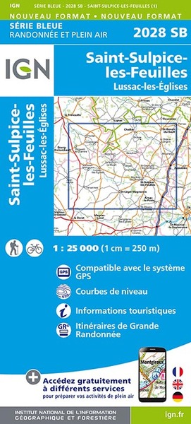 Image de 2028SB ST-SULPICE-LES-FEUILLES LUSSAC-LES-EGLISES