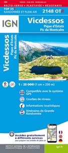 Image de 2148OTR VICDESSOS / PIC D'ESTATS ET DU MONTCALM RESISTANTE /RECTO-VERSO