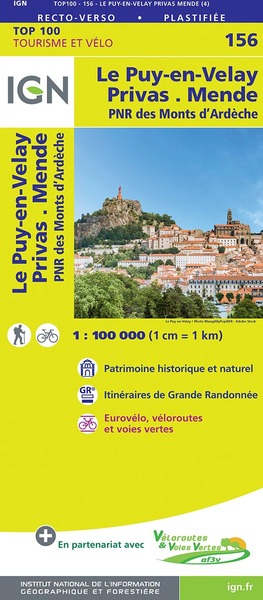 Image de 156 - LE PUY-EN-VELAY PRIVAS MENDE PNR DES MONTS D ARDECHE