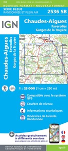 Image de 2536SB CHAUDES-AIGUES FAVEROLLES GORGES DE LA TRUYERE