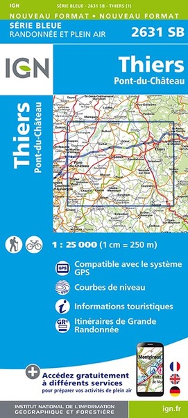 Image de 2631SB THIERS PONT DU CHATEAU