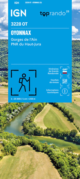 Picture of 3228OT OYONNAX, GORGES DE L AIN PNR DU HAUT JURA / RECTO