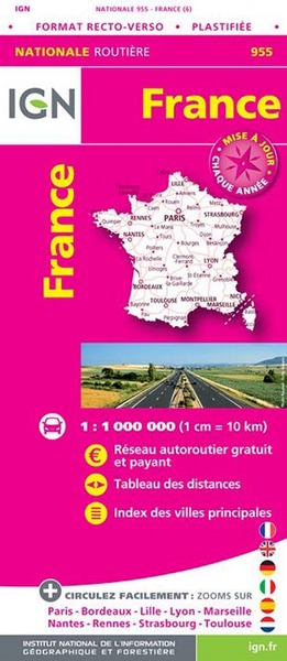 Picture of 955 FRANCE RECTO VERSO PLASTIFIEE