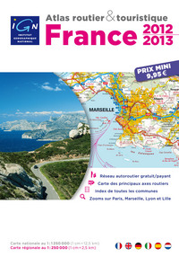Picture of **ATLAS ROUTIER TOURISTIQUE FRANCE 2012-2013 ATLAS FRANCE PRIX MINI