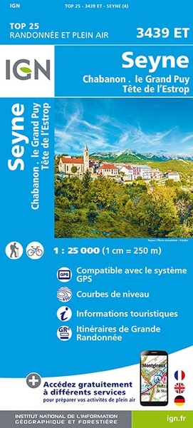 Image de 3439ET SEYNE-CHABANON-GRAND PUY TETE DE L'ESTROP / RECTO