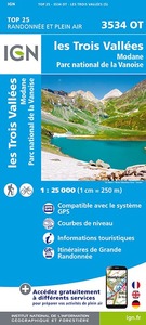 Image de 3534OT LES TROIS VALLEES, MODANE PN DE LA VANOISE / RECTO