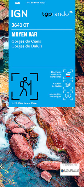 Picture of 3641OT MOYEN-VAR GORGES DU CIANS - GORGES DU DALUIS