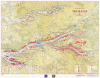 Image de POSTER PLASTIFIE VINS TOURAINE 92 CM X 70 CM