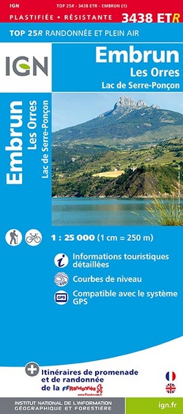 Picture of 3438ETR EMBRUN - LES ORRES LAC DE SERRE PONCON - RESISTANTE