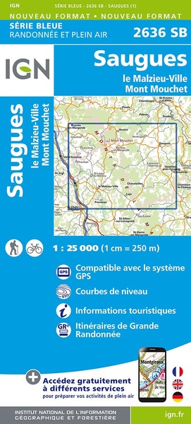 Image de 2636SB SAUGUES LE MALZIEU-VILLE MONT MOUCHET