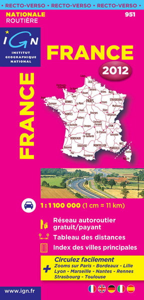 Picture of **951 FRANCE ROUTIERE RECTO/VERSO 2012