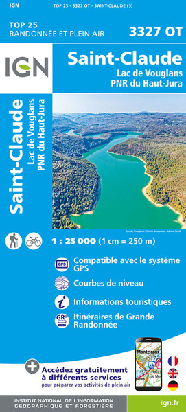 Image de 3327OT SAINT CLAUDE LAC DE VOUGLANS