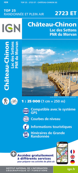 Image de 2723ET CHATEAU CHINON LAC DES SETTONS PNR DU MORVAN