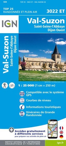 Image de 3022ET VAL SUSON ST SEINE L'ABBAYE DIJON OUEST