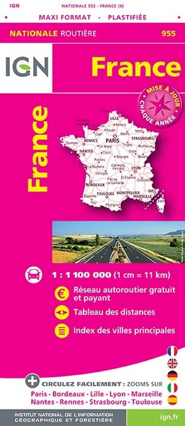 Picture of **955 FRANCE MAXI FORMAT PLASTIFIEE