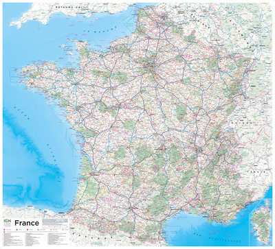 Picture of POSTER FRANCE PLASTIFIE 100 CM X 110 CM