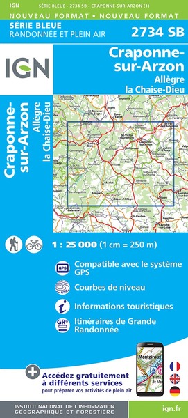Image de 2734SB CRAPONNE-SUR-ARZON-ALLEGRE LA CHAISE-DIEU