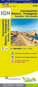 Picture of 174 - CARCASSONNE BEZIERS PERPIGNAN ROUSSILLON COTE VERMEILLE