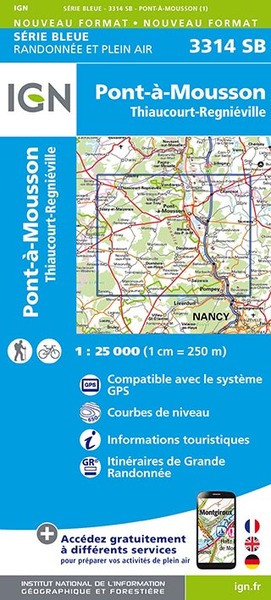 Image de 3314SB PONT A MOUSSON THIAUCOURT REGNIEVILLE