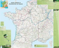 Image de POSTER VOIES VERTES VELOROUTES PLASTIFIE 98 CM X 119 CM