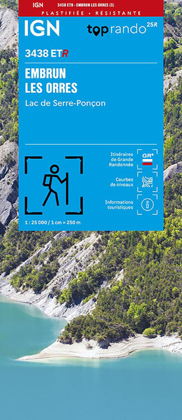 Image de 3438ETR EMBRUN - LES ORRES LAC DE SERRE PONCON - RESISTANTE