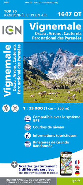 Image de 1647OT VIGNEMALE OSSAU ARRENS CAUTERETS PN DES PYRENEES