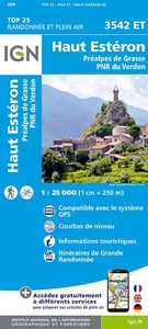 Image de 3542ET HAUT ESTERON, PREALPES DE GRASSE, PNR DU VERDON / RECTO