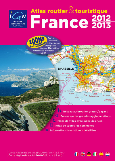 Picture of **FRANCE ATLAS ROUTIER ET TOURISTIQUE 2011 SPIRALE