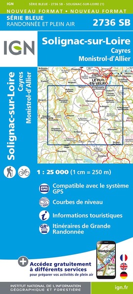 Image de 2736SB SOLIGNAC-SUR-LOIRE-CAYRES MONISTROL-D'ALLIER