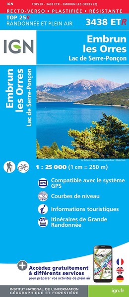 Image de 3438ETR EMBRUN - LES ORRES LAC DE SERRE PONCON - RESISTANTE