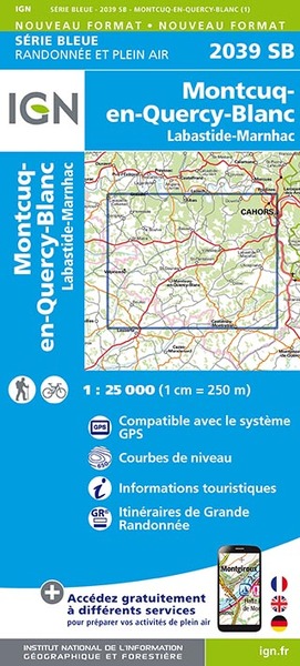 Image de 2039SB CAHORS(OUEST) LABASTIDE- MARNHAC MONTCUQ-EN-QUERCY-BLANC