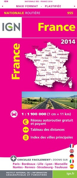 Picture of **955 FRANCE MAXI FORMAT PLASTIFIEE 2014